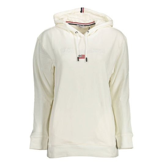 U.S. POLO ASSN. White Cotton Women Sweater U.S. POLO ASSN.