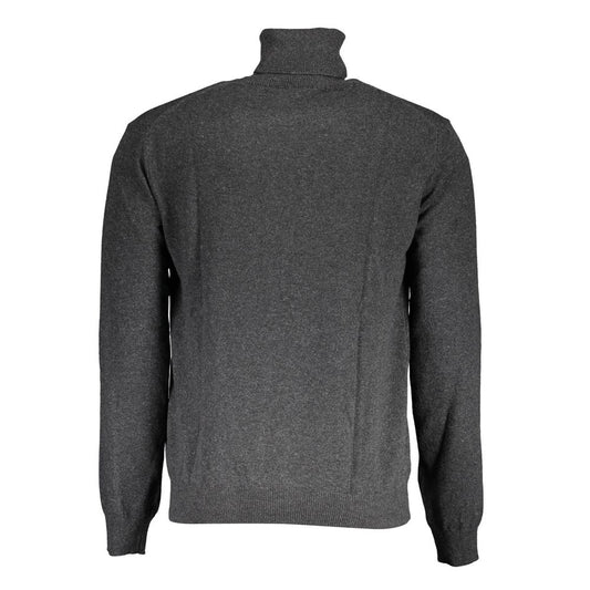 La Martina Gray Wool Men Sweater La Martina