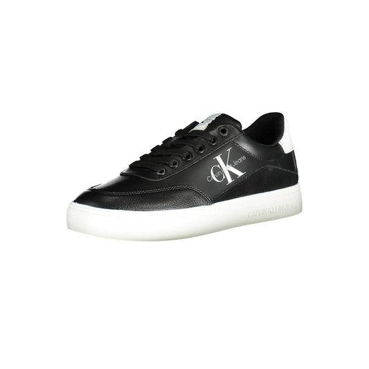 Calvin Klein Black Leather Women Sneaker Calvin Klein