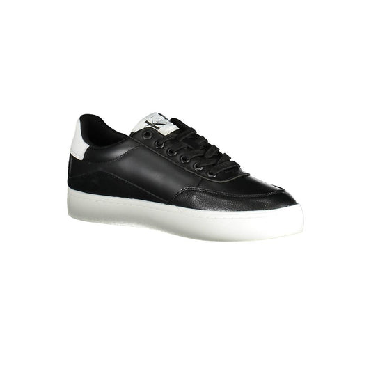 Calvin Klein Black Leather Women Sneaker Calvin Klein