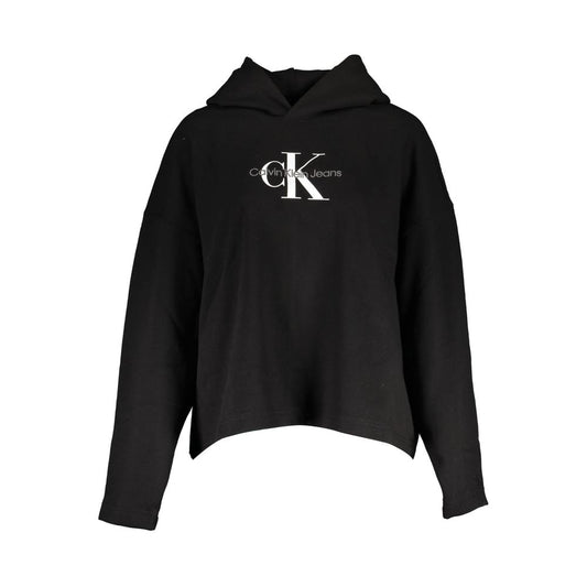 Calvin Klein Black Cotton Women Sweater Calvin Klein