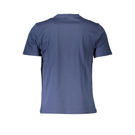 North Sails Blue Cotton Men T-Shirt North Sails