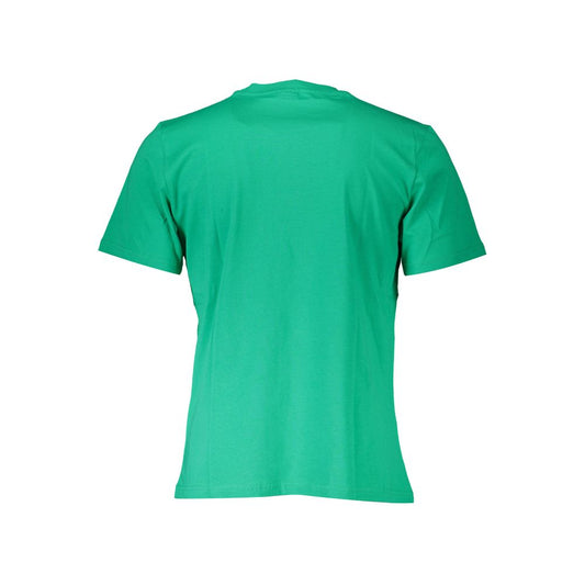 North Sails Green Cotton Men T-Shirt North Sails