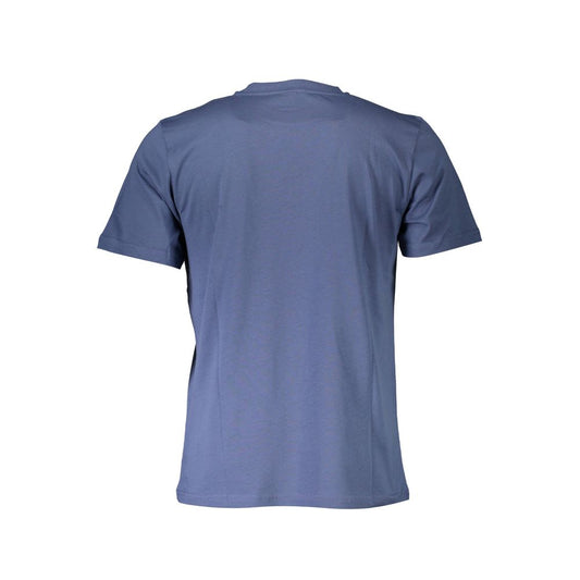 North Sails Blue Cotton Men T-Shirt North Sails