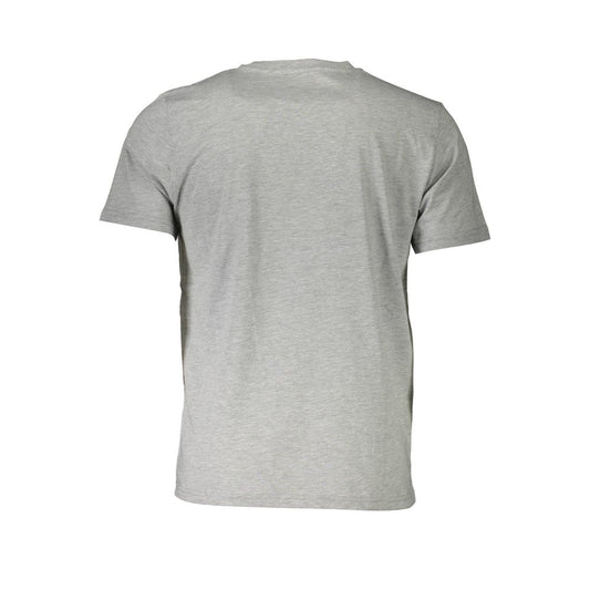 North Sails Gray Cotton Men T-Shirt North Sails