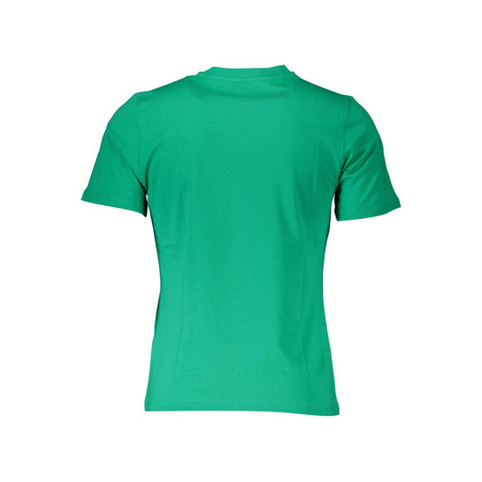 North Sails Green Cotton Men T-Shirt North Sails