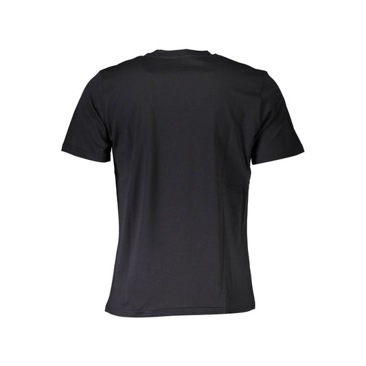 North Sails Black Cotton Men T-Shirt North Sails