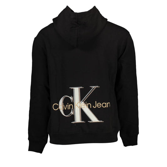 Calvin Klein Black Cotton Men Sweatshirt Calvin Klein