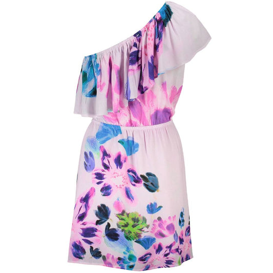 Desigual Pink Viscose Women Dress