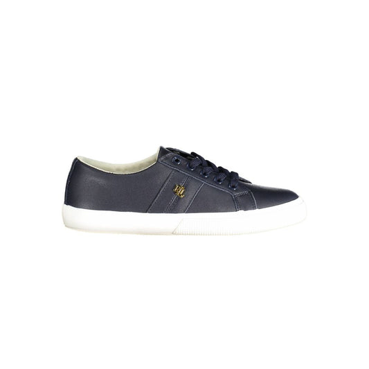 Ralph Lauren Blue Polyester Sneaker Ralph Lauren