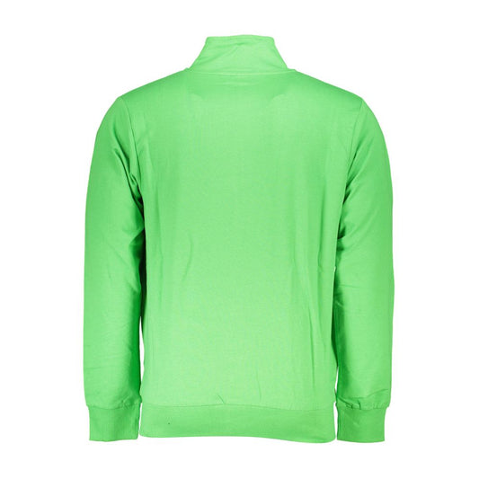 U.S. Grand Polo Green Cotton Men Sweater U.S. Grand Polo