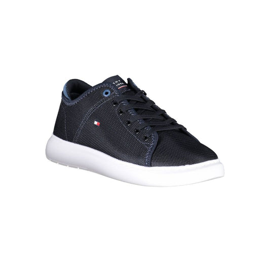 Tommy Hilfiger Blue Polyester Men Sneaker Tommy Hilfiger