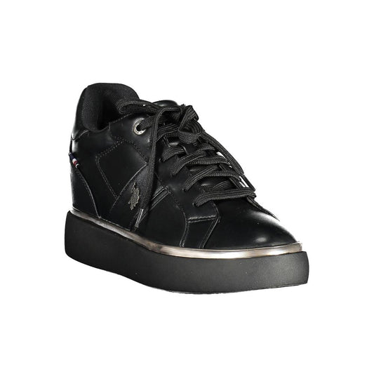 U.S. POLO ASSN. Black Polyester Women Sneaker U.S. POLO ASSN.