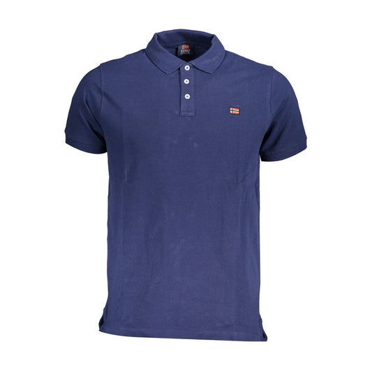 Norway 1963 Blue Cotton Polo Shirt Norway 1963