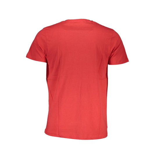 Scuola Nautica Red Cotton T-Shirt Scuola Nautica