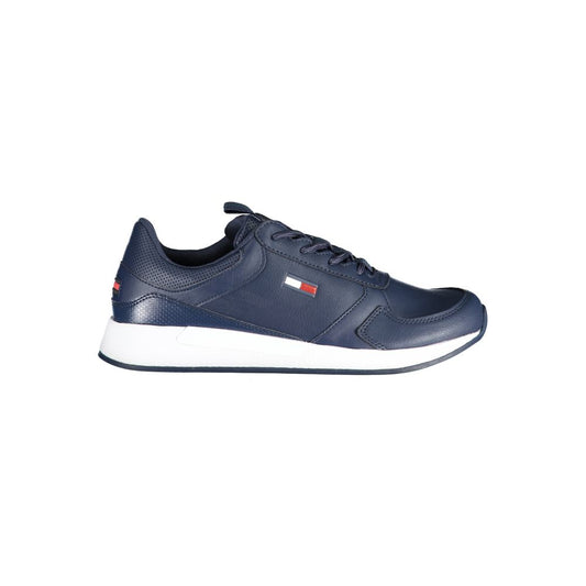 Tommy Hilfiger Blue Polyethylene Men Sneaker Tommy Hilfiger