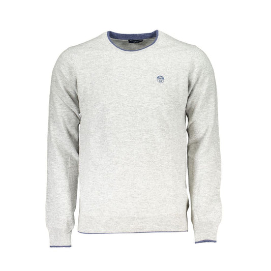 North Sails Gray Polyamide Men Sweater North Sails