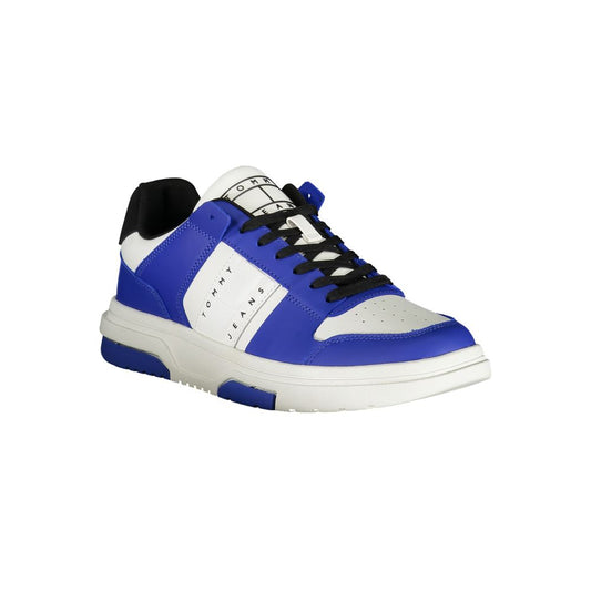 Tommy Hilfiger Blue Polyethylene Men Sneaker Tommy Hilfiger