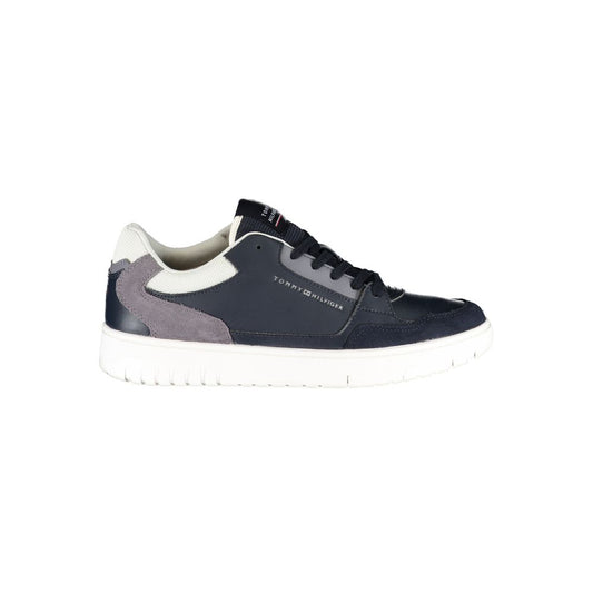 Tommy Hilfiger Blue Polyethylene Men Sneaker Tommy Hilfiger