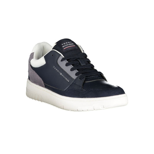 Tommy Hilfiger Blue Polyethylene Men Sneaker Tommy Hilfiger