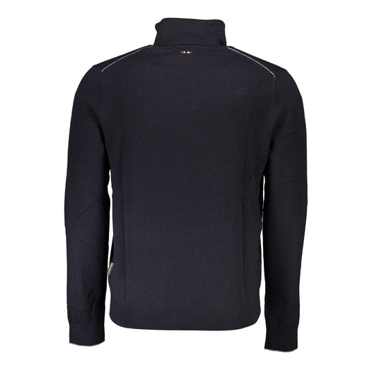 Napapijri Black Fabric Men Sweater Napapijri