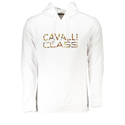 Cavalli Class White Cotton Men's Sweater Cavalli Class