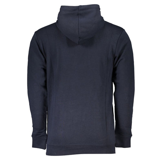 Cavalli Class Blue Cotton Men Sweater Cavalli Class