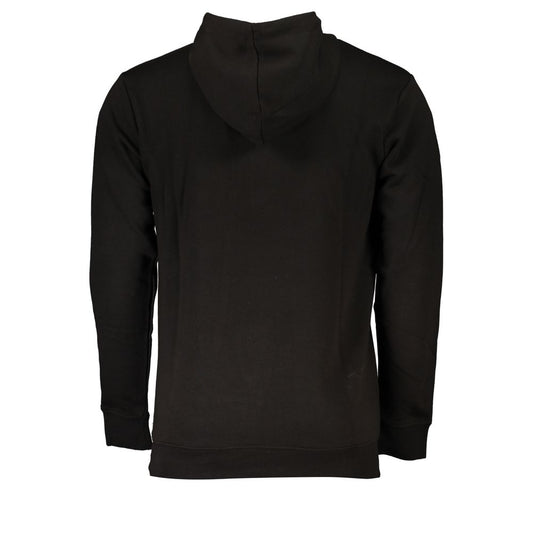 Cavalli Class Black Cotton Men Sweater Cavalli Class