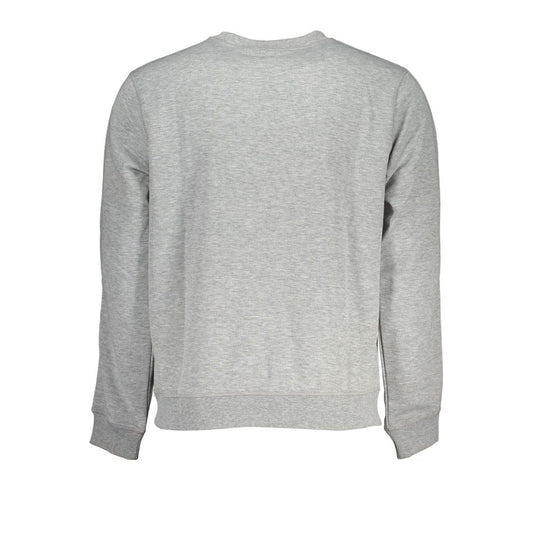 Calvin Klein Sleek Gray Long Sleeve Sweatshirt Calvin Klein