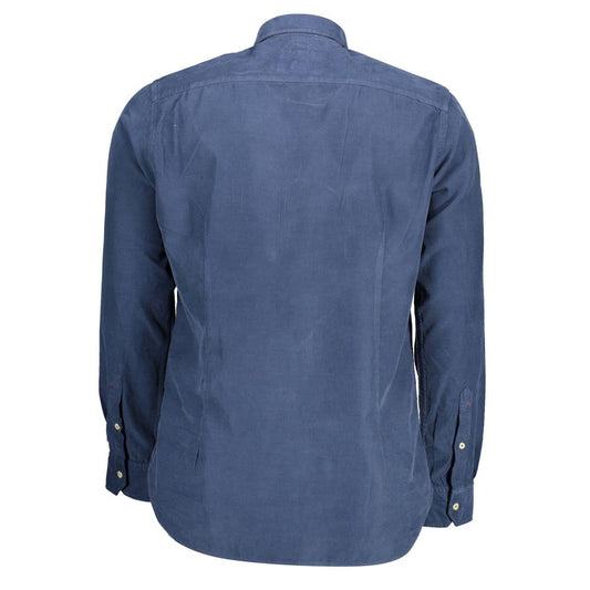 U.S. POLO ASSN. Blue Cotton Men Shirt U.S. POLO ASSN.