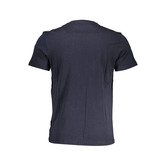 Napapijri Blue Cotton Men T-Shirt Napapijri