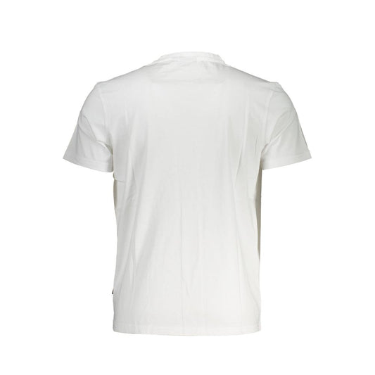 Napapijri White Cotton Men T-Shirt Napapijri