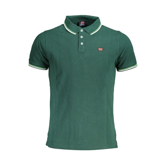 Norway 1963 Green Cotton Men Polo Shirt Norway 1963