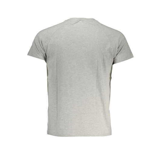 K-WAY Gray Cotton T-Shirt K-WAY