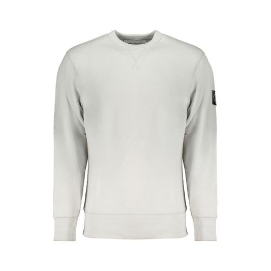 Calvin Klein Gray Cotton Sweater Calvin Klein