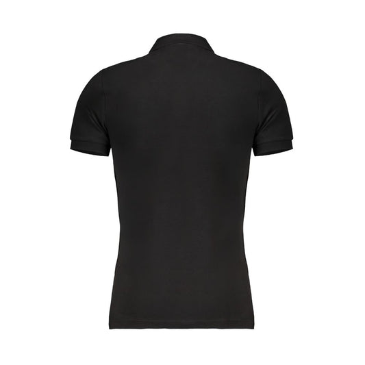 Calvin Klein Black Cotton Polo Shirt Calvin Klein