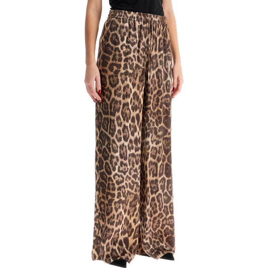 Stella McCartney animal print pajama style pants Trousers Stella McCartney