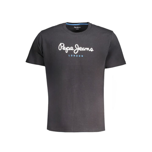 Pepe Jeans Black Cotton T-Shirt Pepe Jeans