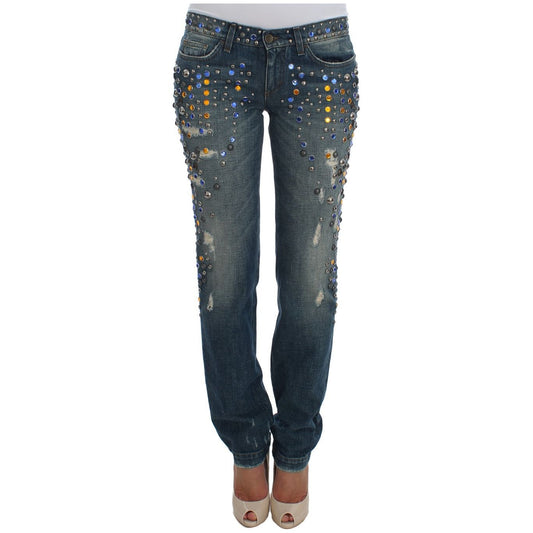 Dolce & Gabbana Enchanted Sicily Crystal Embellished Jeans Dolce & Gabbana