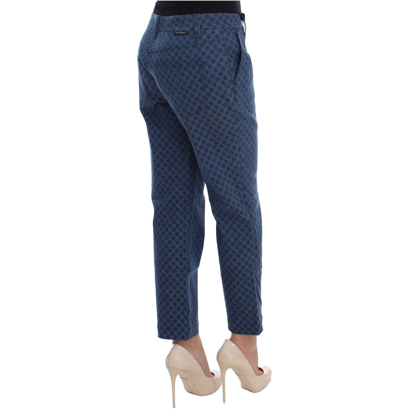 Dolce & Gabbana Polka Dotted Capri Stretch Jeans Dolce & Gabbana