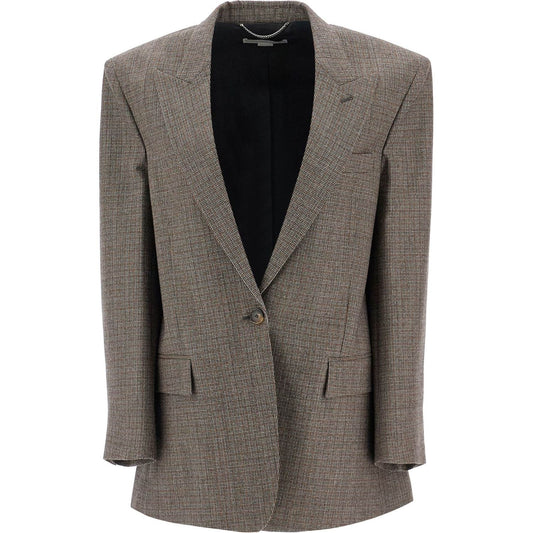 Stella McCartney houndstooth single-breasted bl Jackets Stella McCartney