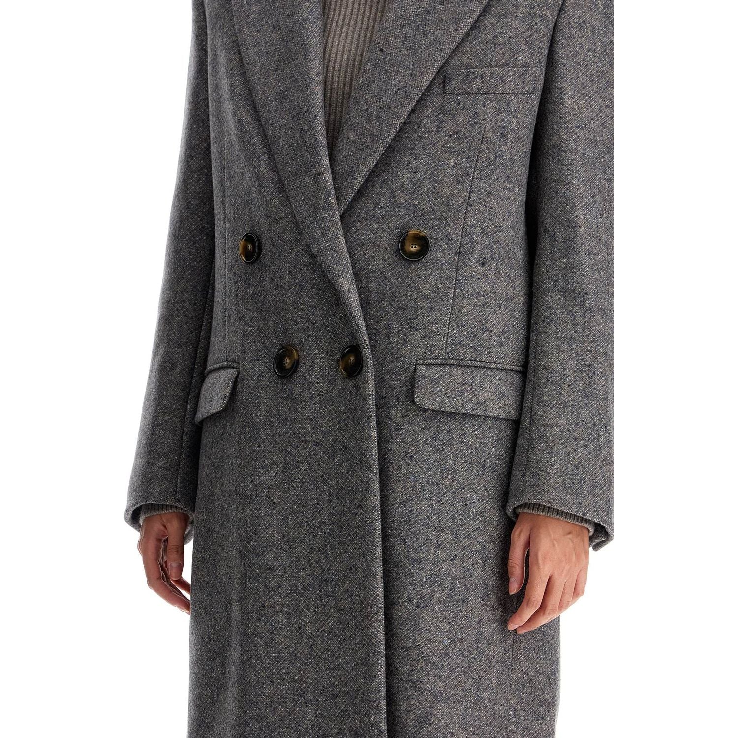 Stella McCartney maxi tweed coat in