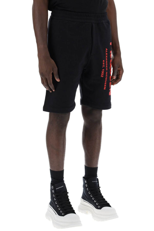 Alexander Mcqueen jersey graffiti sweatshorts Short trousers Alexander Mcqueen