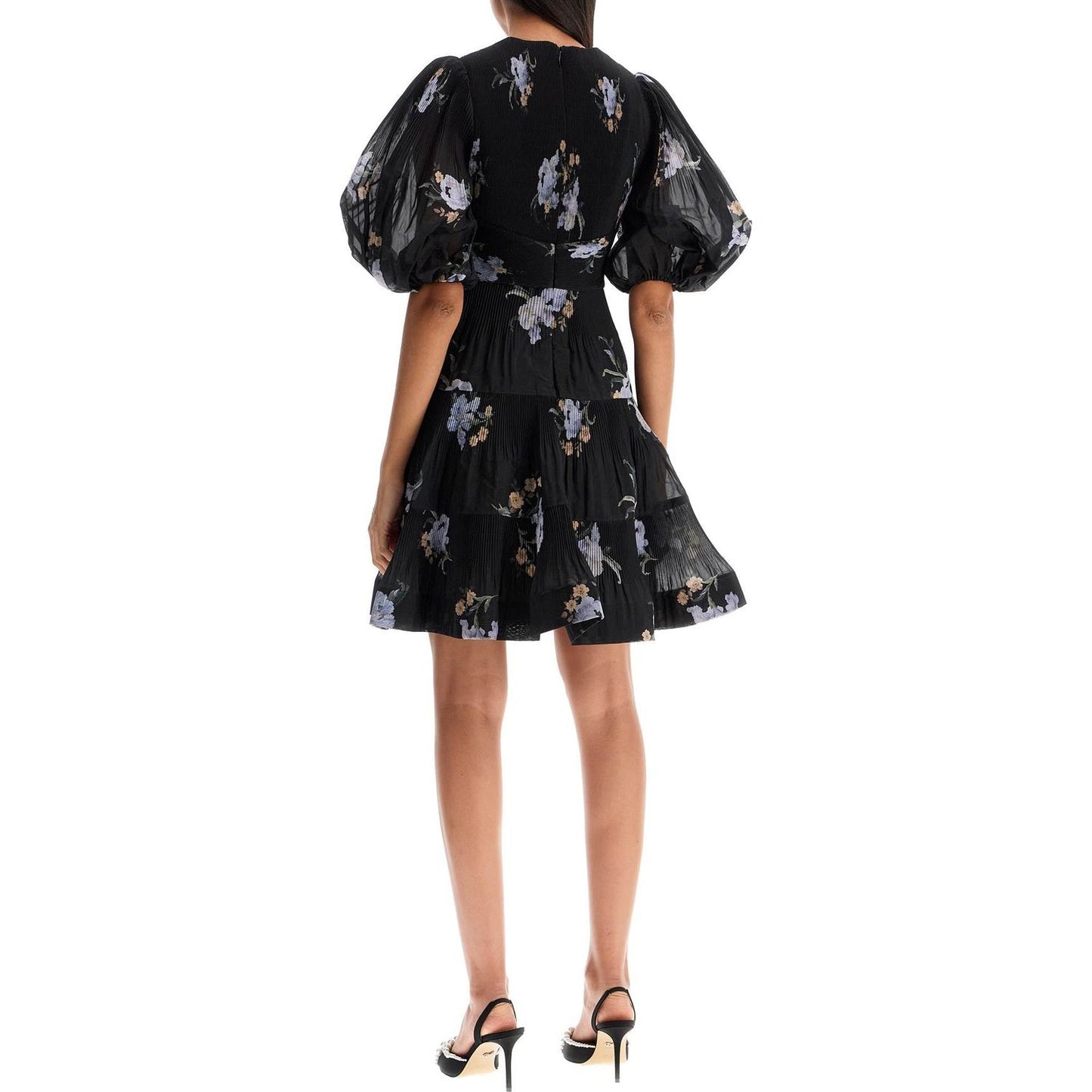 Zimmermann pleated organza mini dress