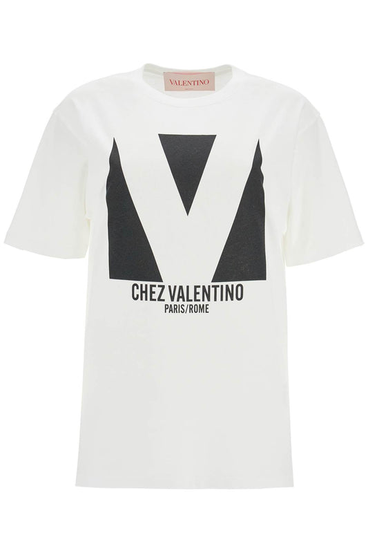 Valentino Garavani 'chez valentino printed t Topwear Valentino Garavani