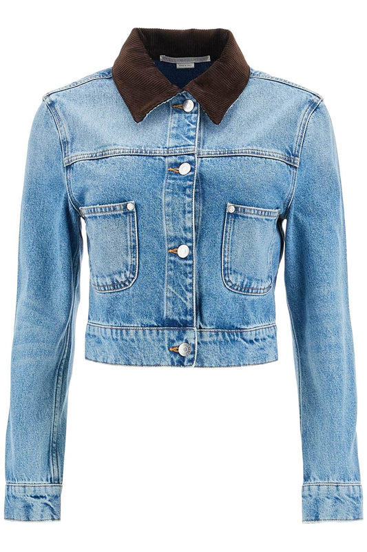 Stella McCartney cropped denim jacket for women Jackets Stella McCartney