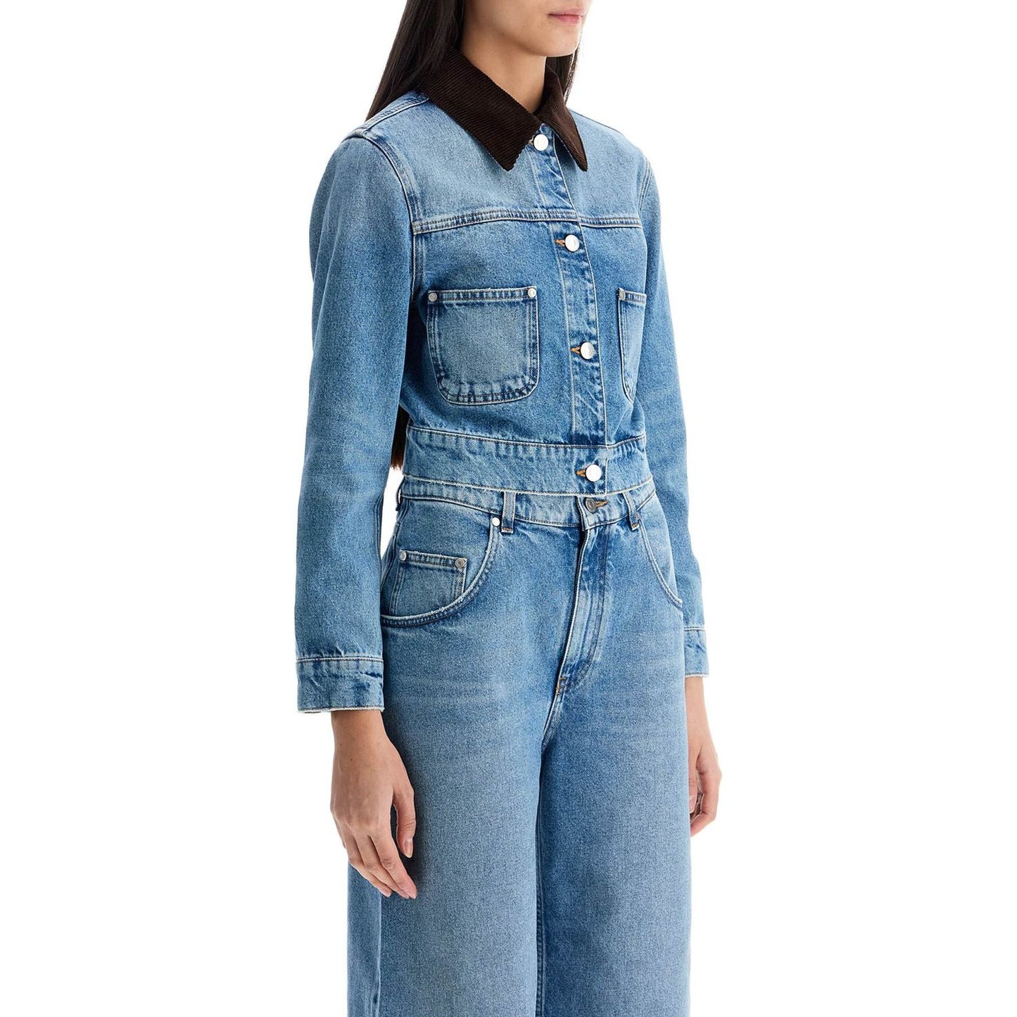 Stella McCartney cropped denim jacket for women Jackets Stella McCartney