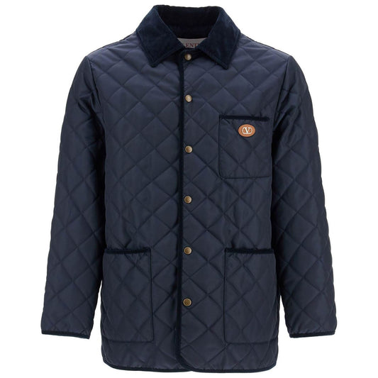 Valentino Garavani quilted jacket with vlogo Vests Valentino Garavani