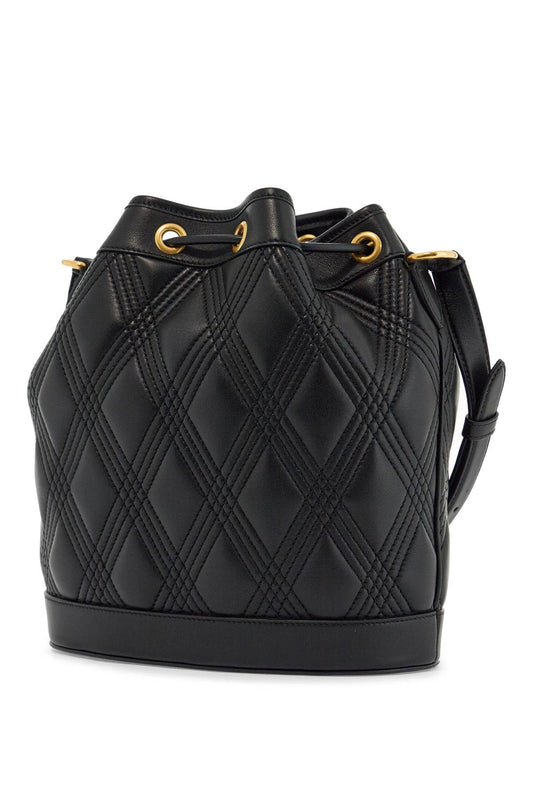 Valentino Garavani quilted black leather drawstring bag Handbag Valentino Garavani