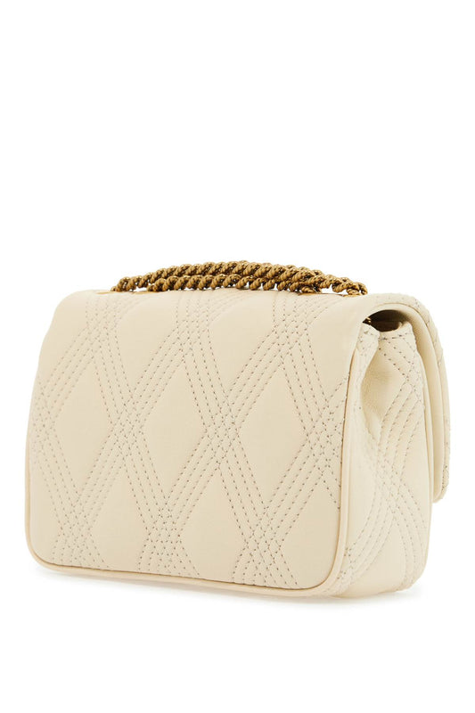 Valentino Garavani small shoulder bag in leather with golden chain butter white Handbag Valentino Garavani